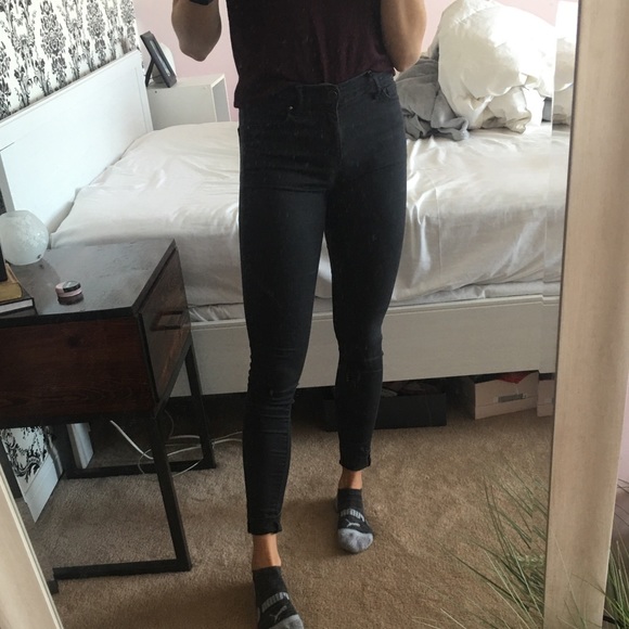 Leigh Black Topshop Jeans - Picture 2 of 9